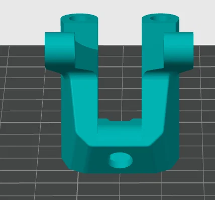 Ngàm gắn anten SMA & thu sóng CRSF cho flycam Mark4 V2 10 inch - Image 1