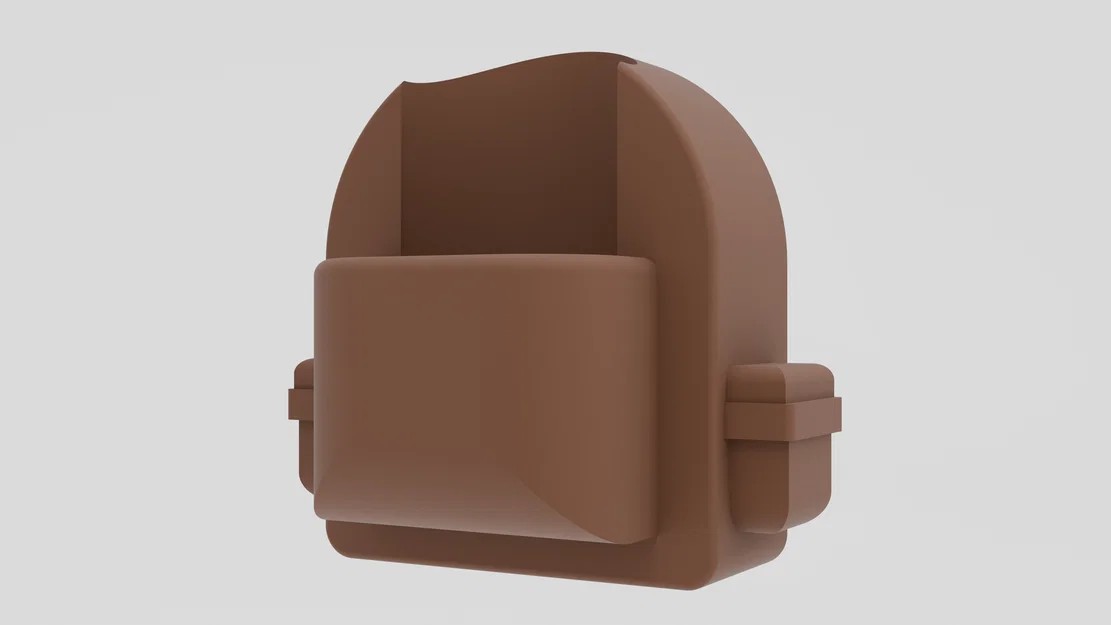 Giá đỡ bút hình balo 3D - Phụ kiện trang trí bàn làm việc độc đáo - Image 1