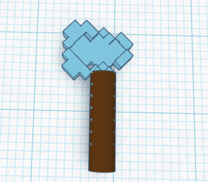 Mô hình rìu Minecraft cho Dummy 13 - Phụ kiện in 3D độc đáo - Image 1