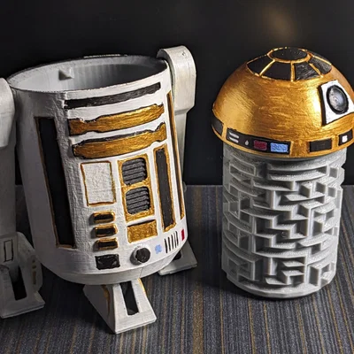 Hộp Đựng Dạng Mê Cung Robot R2 Astromech - Có Thể Tạo Dáng