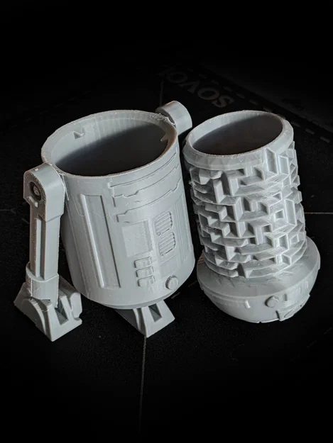 Hộp Đựng Dạng Mê Cung Robot R2 Astromech - Có Thể Tạo Dáng - Image 4