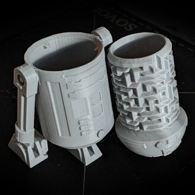 Hộp Đựng Dạng Mê Cung Robot R2 Astromech - Có Thể Tạo Dáng