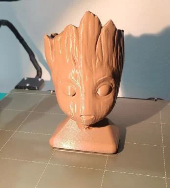 Chậu cây 3D hình đầu Groot trang trí bàn làm việc - Image 2