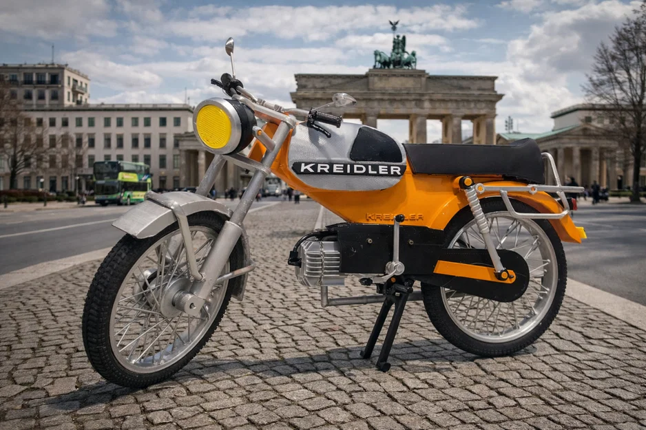 Mô hình xe cổ Kreidler Florett RS tỉ lệ 1:8 in 3D - Image 1