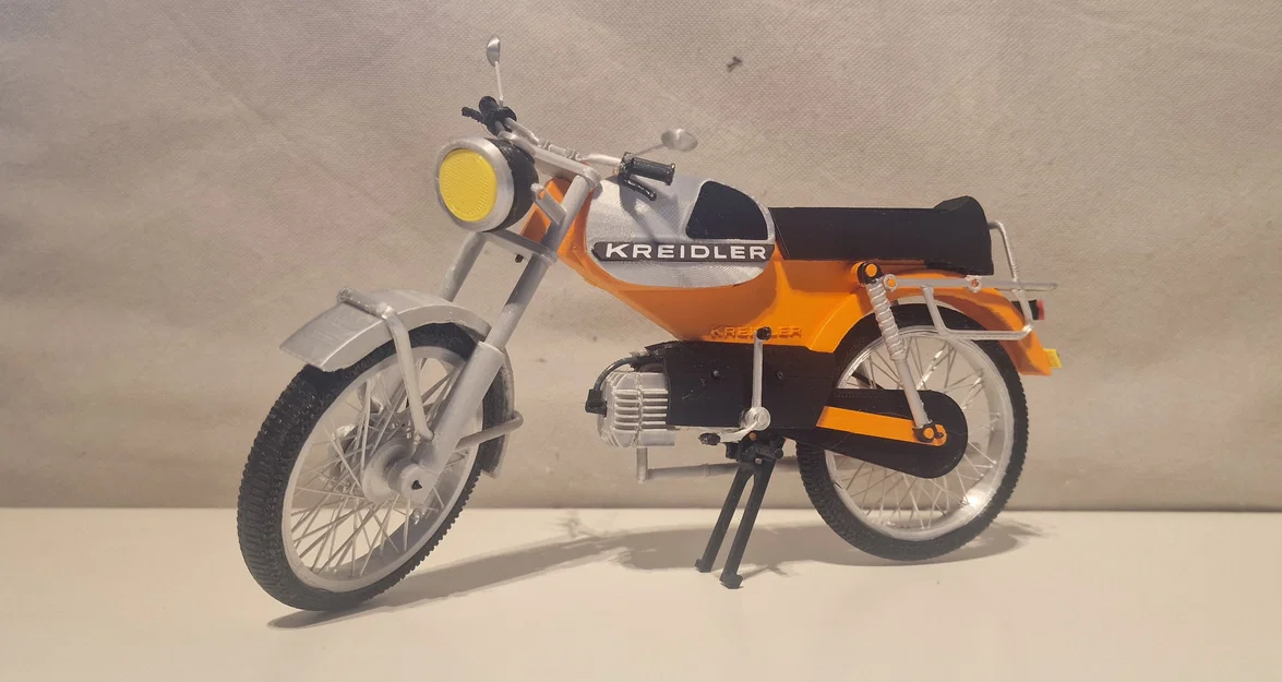 Mô hình xe cổ Kreidler Florett RS tỉ lệ 1:8 in 3D - Image 8