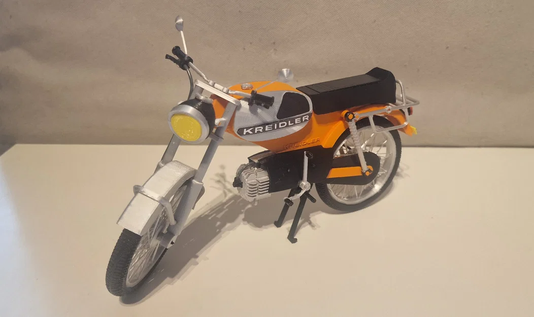 Mô hình xe cổ Kreidler Florett RS tỉ lệ 1:8 in 3D - Image 9