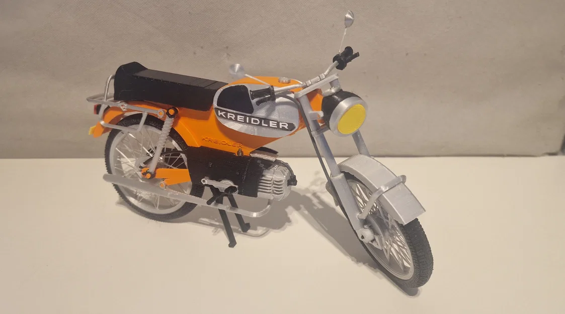 Mô hình xe cổ Kreidler Florett RS tỉ lệ 1:8 in 3D - Image 10