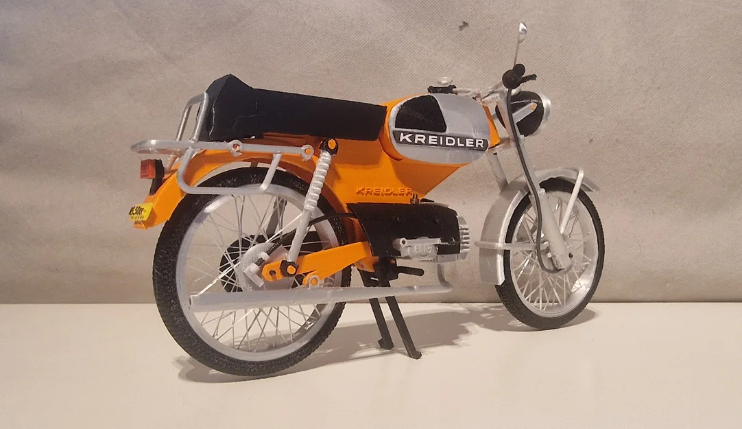 Mô hình xe cổ Kreidler Florett RS tỉ lệ 1:8 in 3D - Image 11