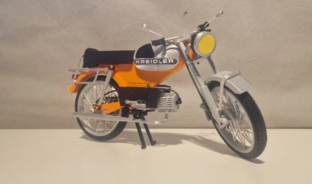 Mô hình xe cổ Kreidler Florett RS tỉ lệ 1:8 in 3D - Image 13