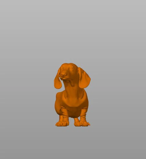 Mô hình 3D chó Dachshund (lạp xưởng) phiên bản cổ điển - Image 2