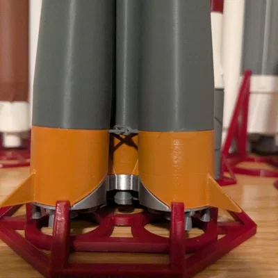 Mô hình tên lửa Soyuz - Tỷ lệ 1:100 - Nga