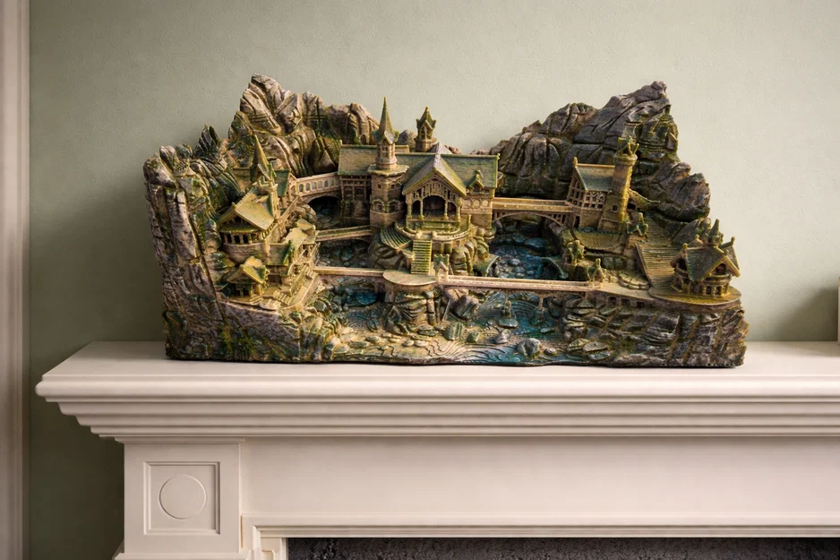 Mô hình tiểu cảnh Rivendell (Imladris) - Chúa tể những chiếc nhẫn - Image 1