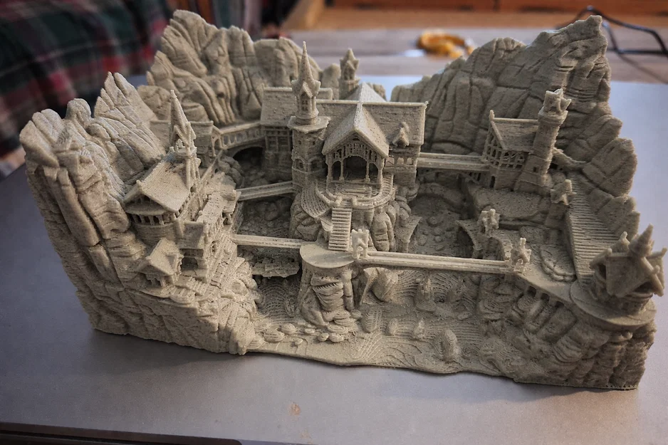 Mô hình tiểu cảnh Rivendell (Imladris) - Chúa tể những chiếc nhẫn - Image 2