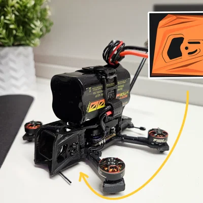 Ngàm gắn camera hạ thấp cho Proto25 FPV