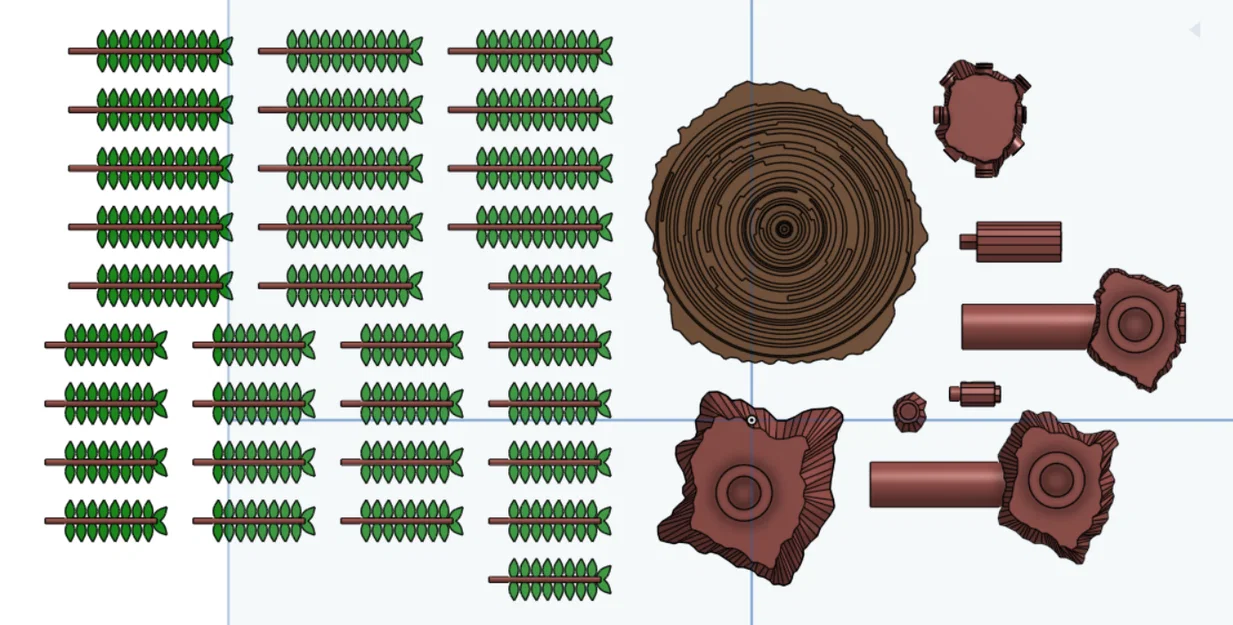 Mô hình kệ lưu trữ hình cây gỗ Redwood - Image 2
