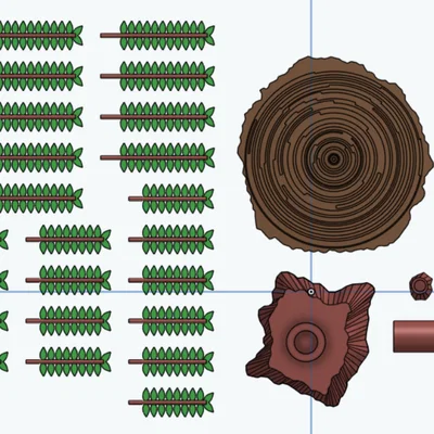 Mô hình kệ lưu trữ hình cây gỗ Redwood