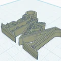 Móc khóa chữ M cách điệu độc đáo cho máy in 3D - Thumbnail 3