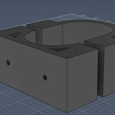 Ngàm gắn biển số trước cho xe điện Kuugo M4 (3D Model)