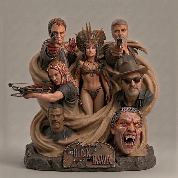 Mô hình 3D From Dusk Till Dawn 1996 ấn tượng dành cho người sưu tầm - Image 1