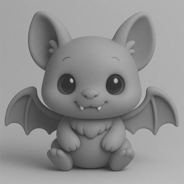 Mô hình dơi nhỏ dễ thương Little Bat in 3D - Image 1