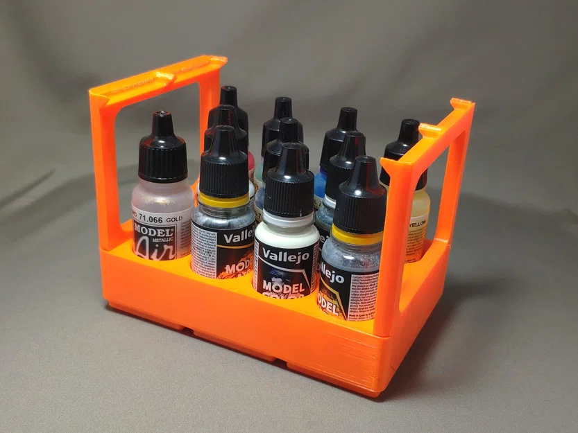 Khay Gridfinity đựng lọ sơn Vallejo - Image 2