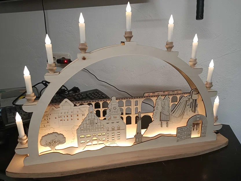 Mô hình Nến dành cho Vòm Nến (Schwibbogen) - Image 2