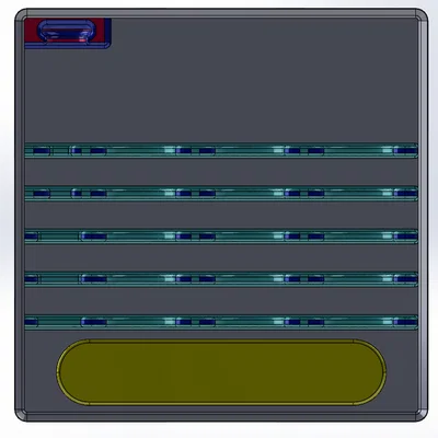 Khay Đựng Khuôn Nạp Đạn 3 Vị Trí - Hệ Gridfinity