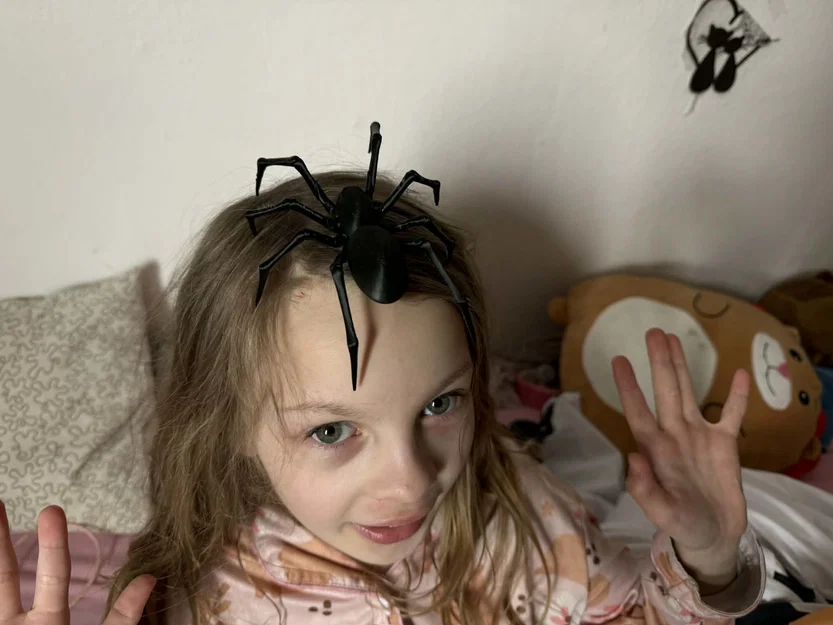 Mô hình nhện đen Tarantula, góa phụ đen siêu thực - Image 5
