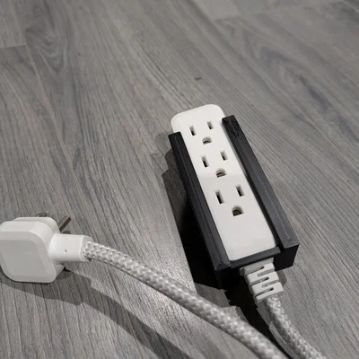 Giá treo ổ cắm điện Hyper Tough lên tường in 3D gọn gàng