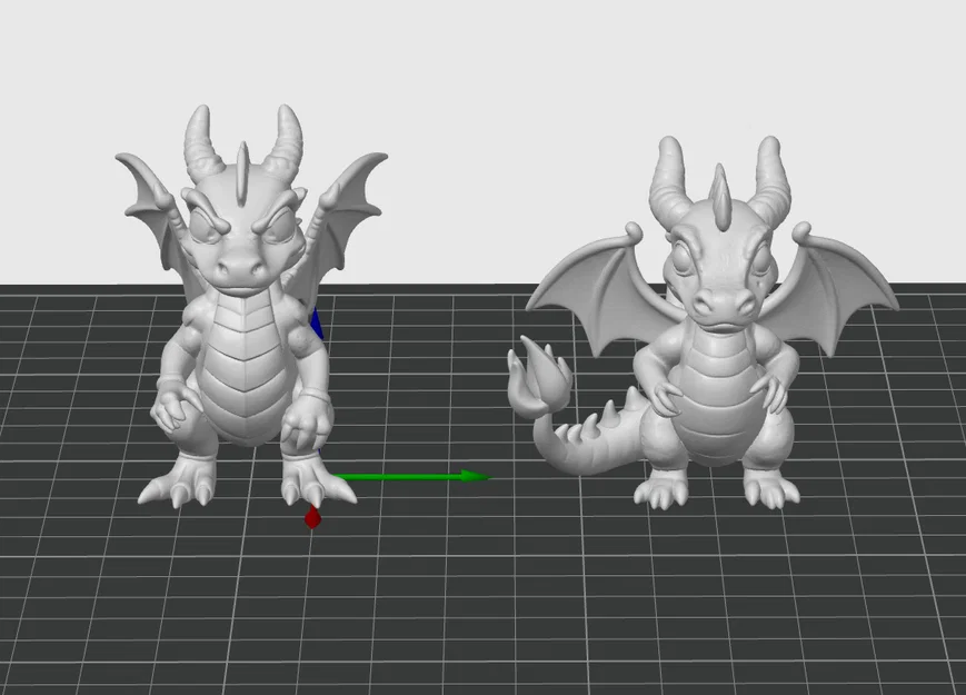 Mô hình rồng lửa mini (Fire Dragon Mini) in 3D độc đáo - Image 1