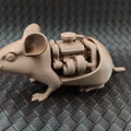 Mô hình chú chuột máy cơ khí (Motorized mouse) độc đáo cho bàn làm việc - Thumbnail 1