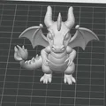 Mô hình rồng lửa mini (Fire Dragon Mini) in 3D độc đáo - Thumbnail 2