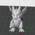 Mô hình rồng lửa mini (Fire Dragon Mini) in 3D độc đáo - Thumbnail 3