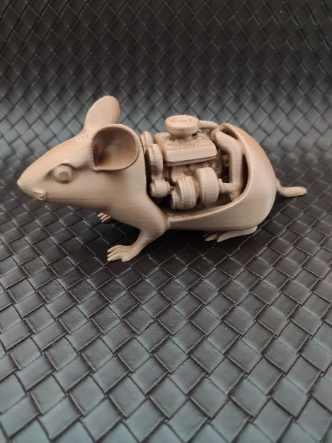 Mô hình chú chuột máy cơ khí (Motorized mouse) độc đáo cho bàn làm việc - Image 4