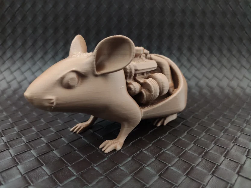 Mô hình chú chuột máy cơ khí (Motorized mouse) độc đáo cho bàn làm việc - Image 5