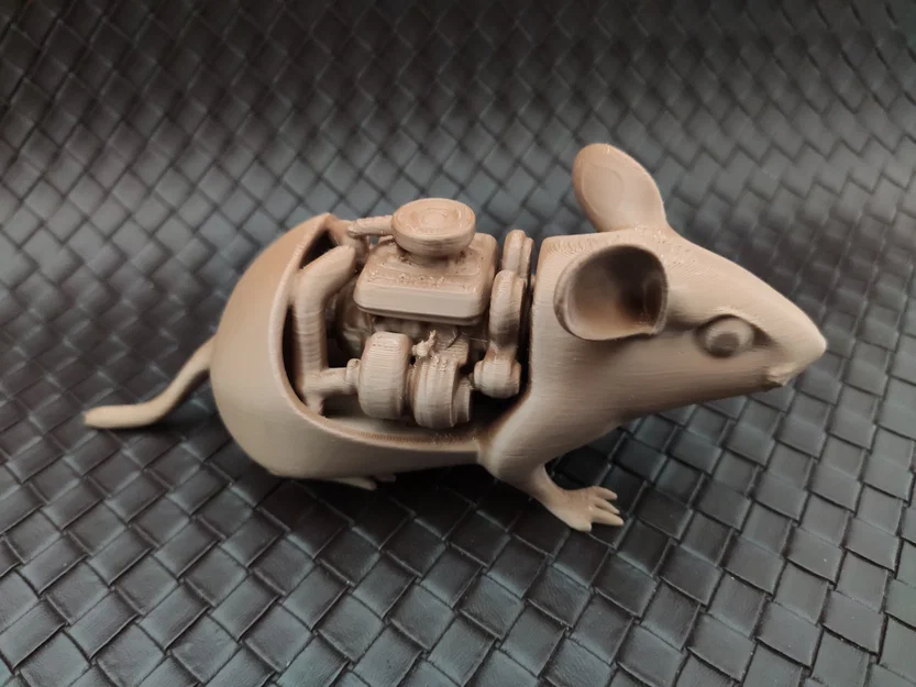 Mô hình chú chuột máy cơ khí (Motorized mouse) độc đáo cho bàn làm việc - Image 6