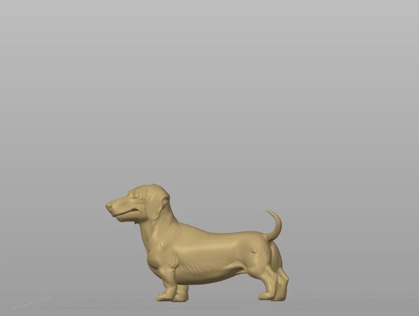 Mô hình 3D chú chó lạp xưởng Dachshund đáng yêu để in tại nhà - Image 2