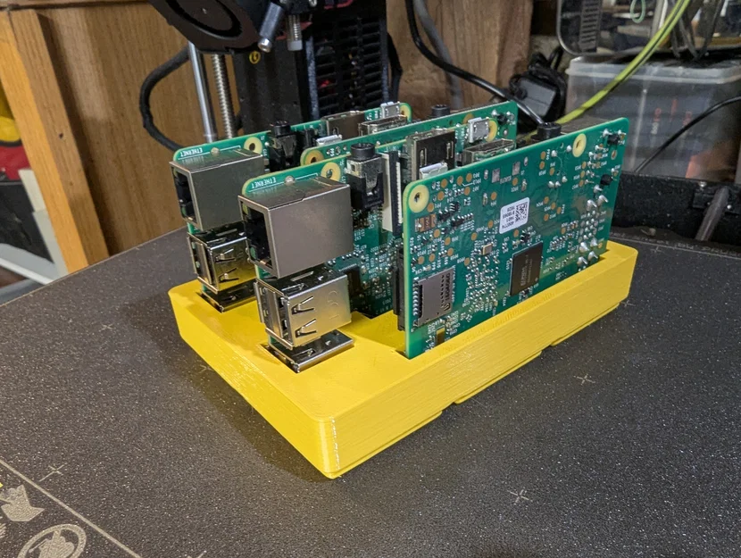 Giá đỡ Raspberry Pi 3 (x4) chuẩn Gridfinity - Image 2