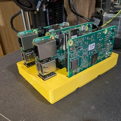 Giá đỡ Raspberry Pi 3 (x4) chuẩn Gridfinity