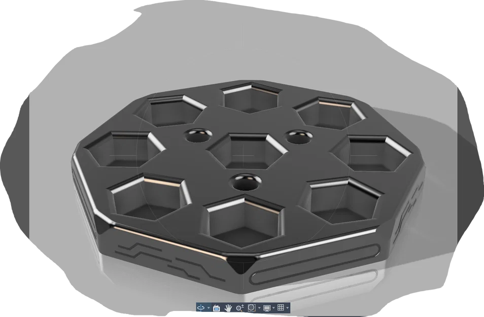 Kệ để màu vẽ và cọ 3D cho mô hình Vallejo và Army Painter - Image 1