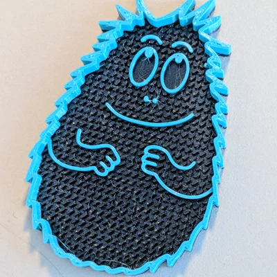 Bảng rửa cọ vẽ hình Barbapapa độc đáo - Phụ kiện in 3D cho họa sĩ