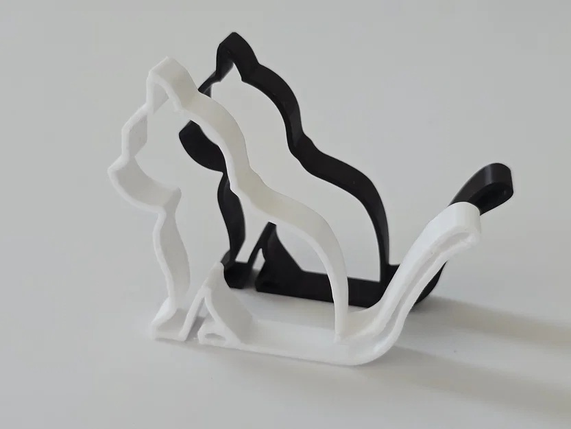 Mô hình Neko Cat Silhouette Stands - Bộ 6 hình bóng mèo - Image 2