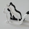 Mô hình Neko Cat Silhouette Stands - Bộ 6 hình bóng mèo - Thumbnail 2