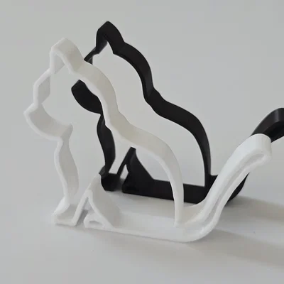Mô hình Neko Cat Silhouette Stands - Bộ 6 hình bóng mèo