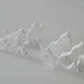 Mô hình Neko Cat Silhouette Stands - Bộ 6 hình bóng mèo - Thumbnail 3