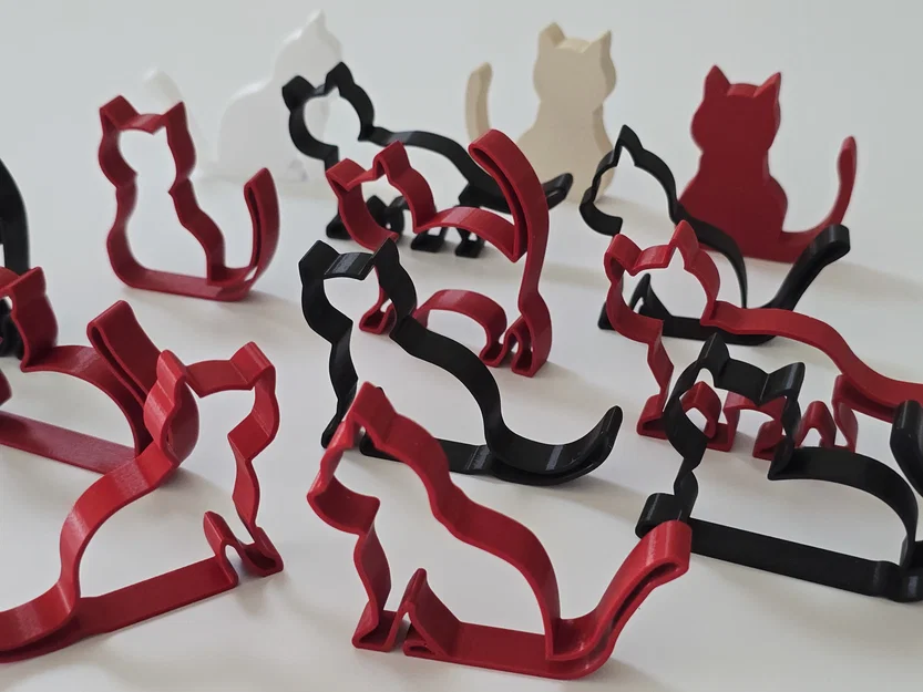 Mô hình Neko Cat Silhouette Stands - Bộ 6 hình bóng mèo - Image 10
