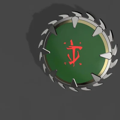 Mô hình khiên lưỡi cưa Doom Shield Saw độc đáo cho fan Doom