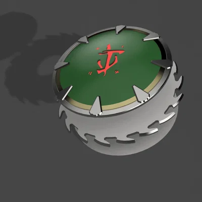 Mô hình khiên lưỡi cưa Doom Shield Saw độc đáo cho fan Doom
