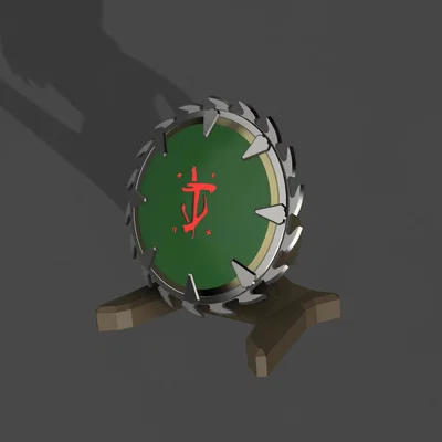 Mô hình khiên lưỡi cưa Doom Shield Saw độc đáo cho fan Doom