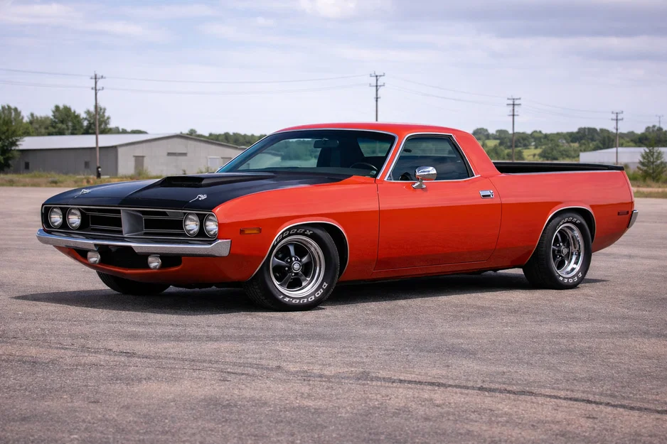 Mô hình in 3D xe cơ bắp Plymouth Barracuda Truck cổ điển - Image 1